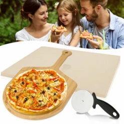TolleTour Pierre à Pizza 1.5 Cm épaisseur Pierre à Pain Rectangle Pelle à Pizza En Bois Cuisson Au Four Flammèches Spatule Pizza En Bois - Kaki 11 TolleTour Pierre à Pizza 1.5 Cm épaisseur Pierre à Pain Rectangle Pelle à Pizza En Bois Cuisson Au Four Flammèches Spatule Pizza En Bois - Kaki -Four à pizza Soldes 2022 67371940 5