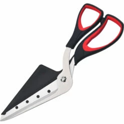 HEGUYEY Ciseaux à Pizza, Coupe-pizza Avec Lame Tranchante En Acier Inoxydable De Qualité Alimentaire Et Poignée Souple, Ciseaux De Cuisine Multifonctions, 27 Cm