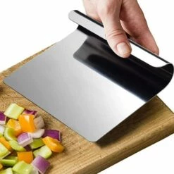 ENLENK Grattoir Multifonction En Acier Inoxydable Grattoir à Pizza Grattoir à Pâtisserie Crêpe Pelle à Pizza Aux Légumes -Four à pizza Soldes 2022 67677873 4