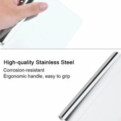 FLYME Grattoir Multifonction En Acier Inoxydable Grattoir à Pizza Grattoir à Pâtisserie Crêpe Pelle à Pizza Aux Légumes -Four à pizza Soldes 2022 67808379 5