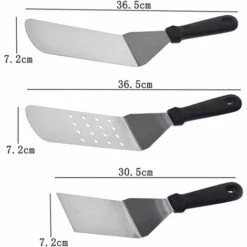 FLYME Acier Inoxydable Steak Frit Steak Spatule Pizza Pelée Barbecue Grill Cuisine Cuisine Outils (Taille: Spatule Longue Qui Fuit) -Four à pizza Soldes 2022 67812754 2