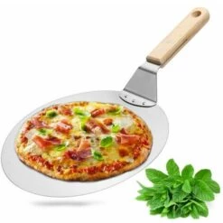 YIDOMDE Pelle š€ Pizza Ronde 3 Piššces, Four š€ Palettes š€ Pizza, Palette De Peau De Cuisson En Aluminium, Bois -Four à pizza Soldes 2022 68069848 2